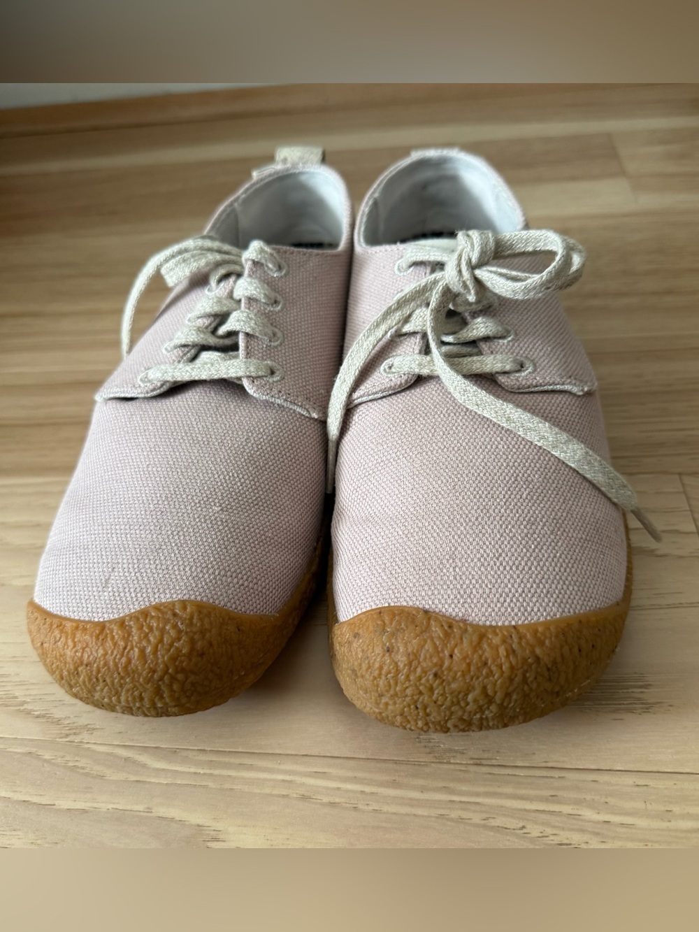 Keen Womens Size 9.5 W Mosey Derby Canvas Fawn Birch Lace Up Shoes - Picture 3 of 7